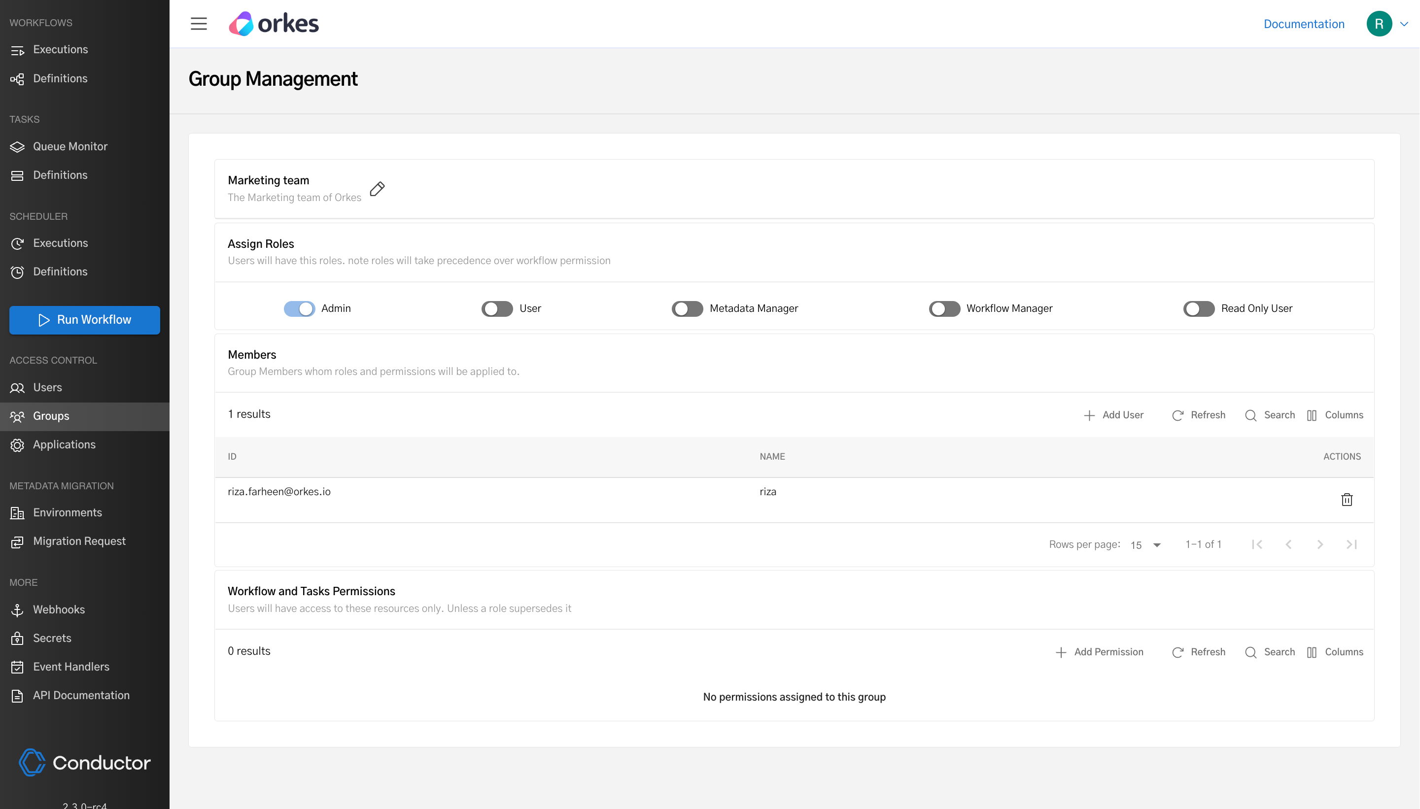 Creating Groups in Conductor